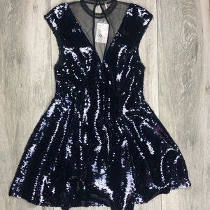 NWT Free People sequin party dress